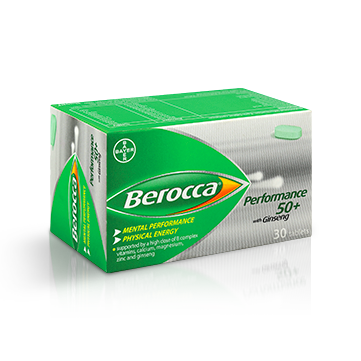 Berocca Performance 50 + Tablets 30s