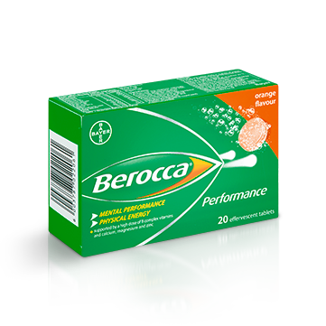 Berocca Performance Orange Effervescent Tablets 20s