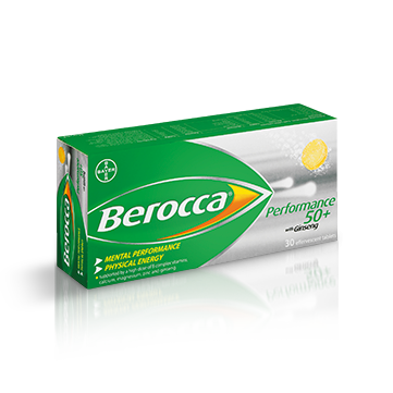 Berocca Performance Tropical Effervescent Tablets 30s