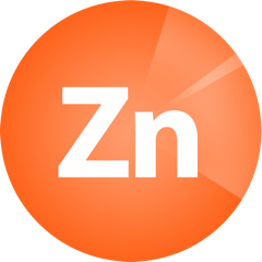 Zinc element icon